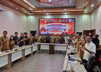 Ketua Kadin Kapuas Hadiri Penghitungan IKD dan Sosialisasi Penyusunan Kajian Risiko Bencana