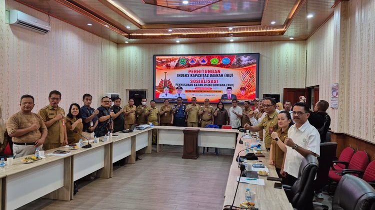 Ketua Kadin Kapuas Hadiri Penghitungan IKD dan Sosialisasi Penyusunan Kajian Risiko Bencana