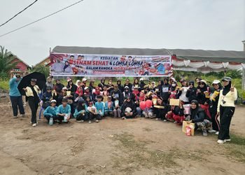 Semarakkan HUT ke-81 RI, Perumahan Kota Kapuas Baru Gelar Senam Sehat dan Lomba Meriah